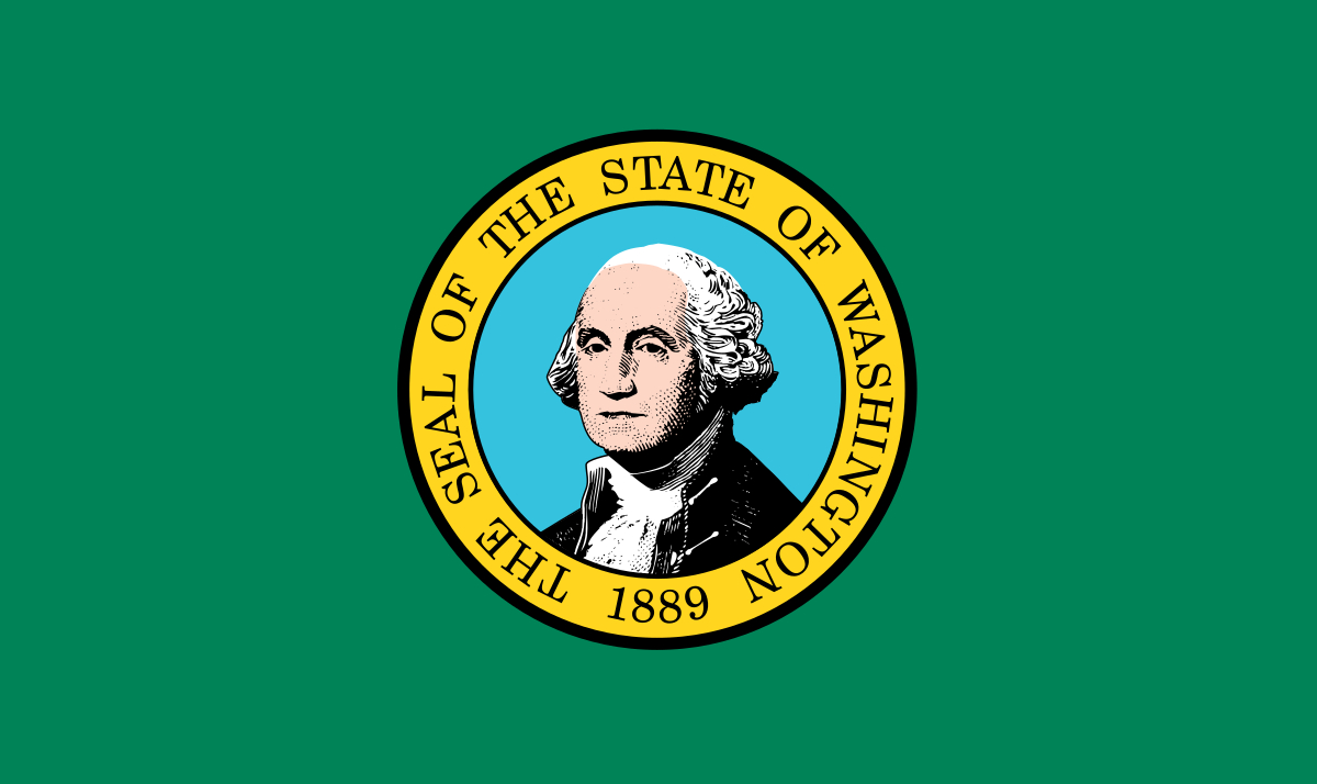 Flag Of Washington - Wikipedia with Printable Washington State Flag
