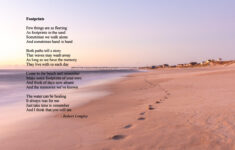 Footprints – Sacred Poems – Inspirational Poetry Books for Footprints In The Sand Poem Printable Free