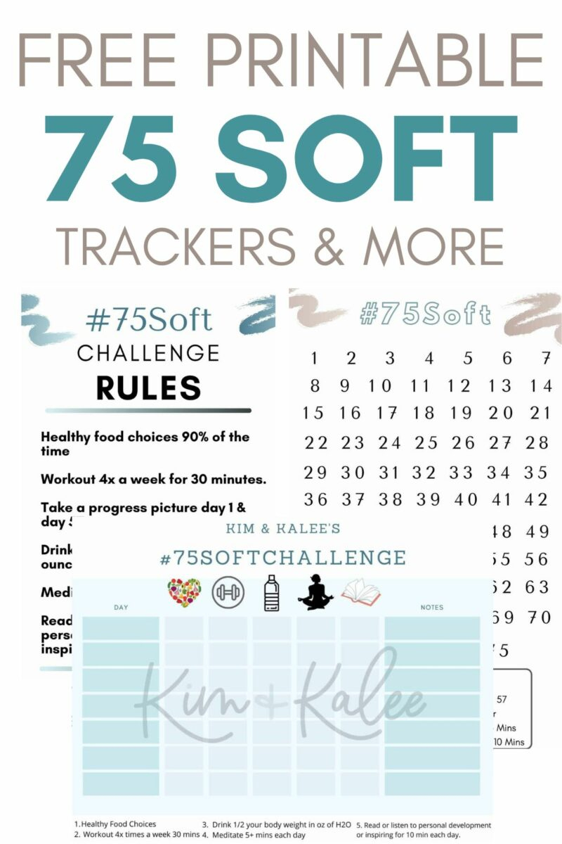 Free 75 Soft Printable Calendar, Worksheet &amp;amp; Template – 75 Soft within Free Printable 75 Soft Challenge Calendar