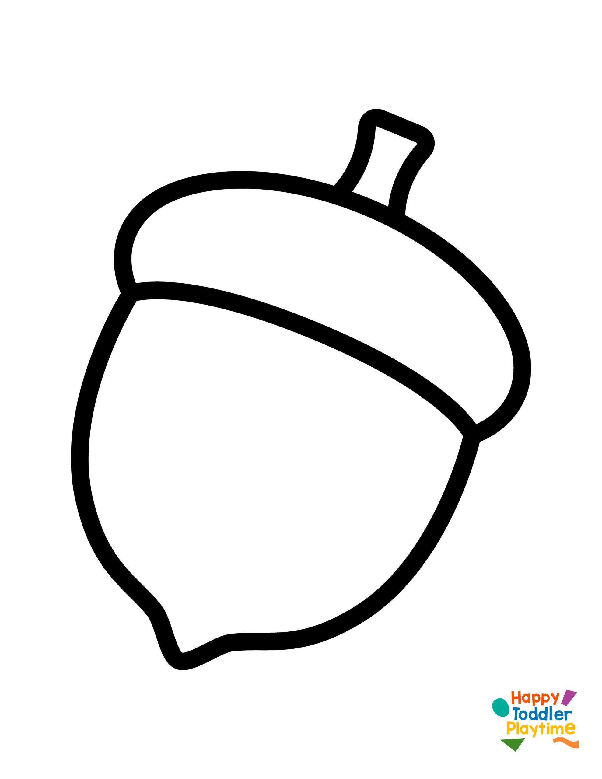 Free Acorn Templates For Crafts - Happy Toddler Playtime pertaining to Free Printable Acorn Template