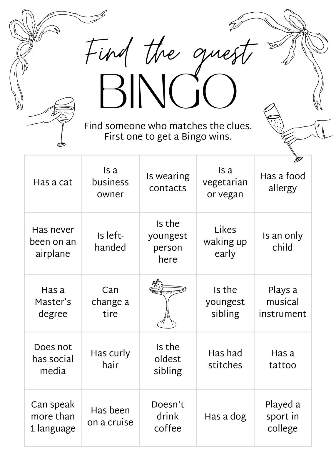Free And Customizable Bingo Templates | Canva regarding Funny Bingo Card Ideas