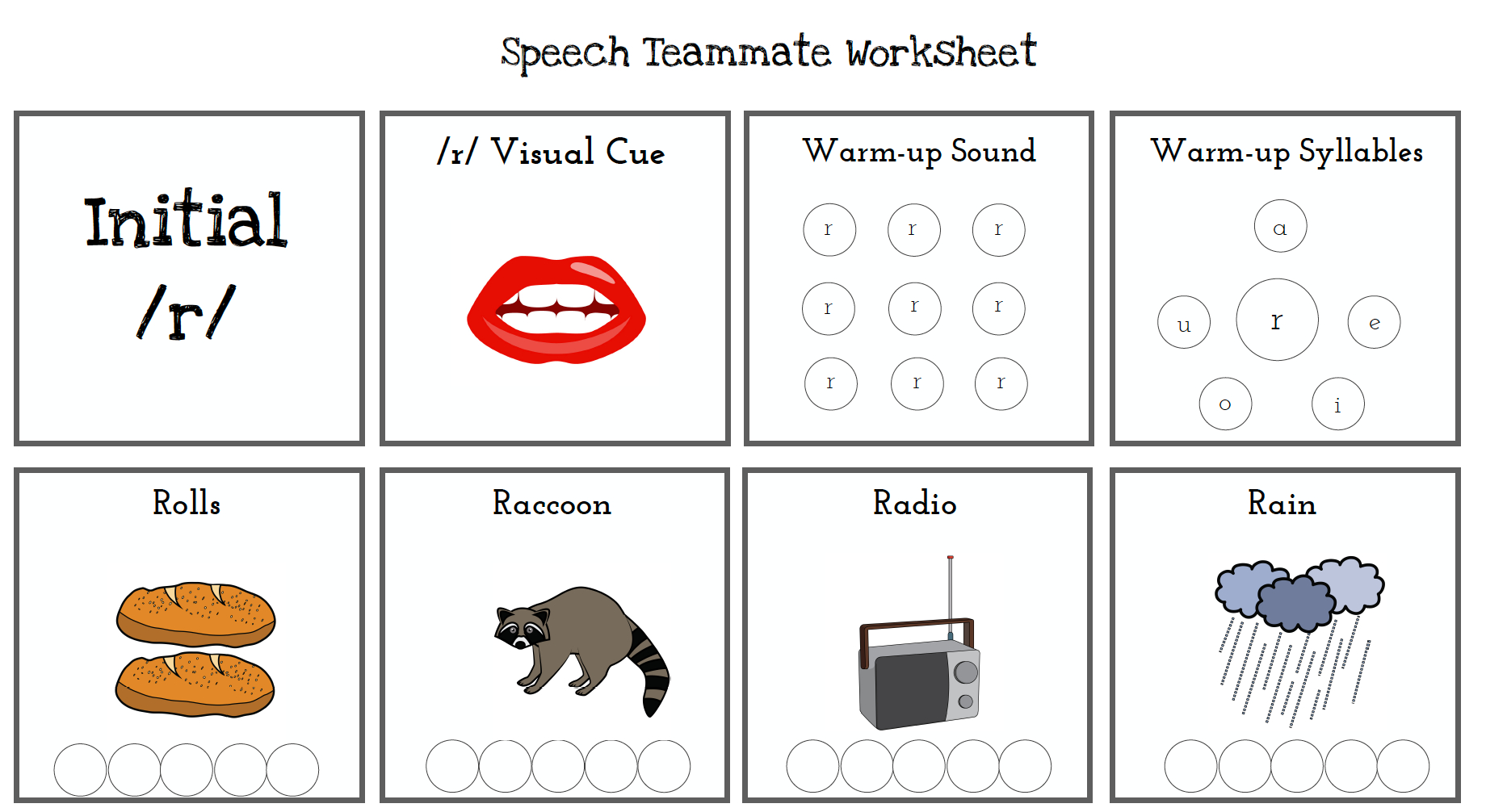 Free Articulation Worksheets with regard to Printable Aphasia Therapy Worksheets