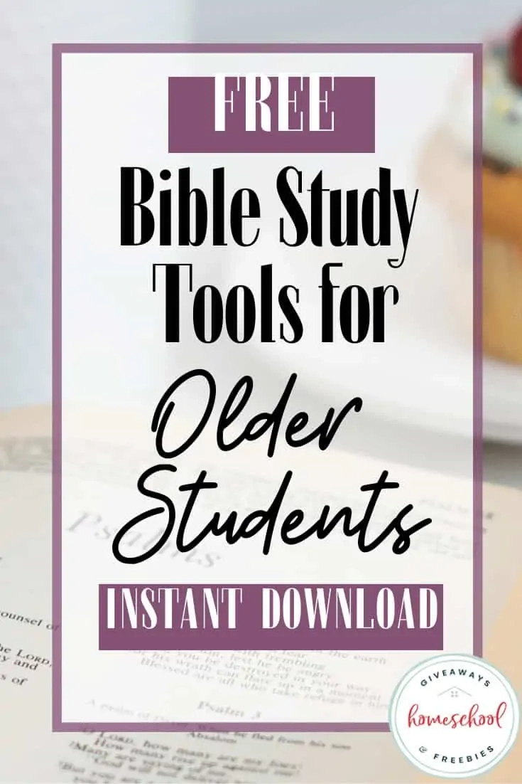 Free Bible Study Tools For Older Students intended for Free Printable Bible Studies For Senior Adults