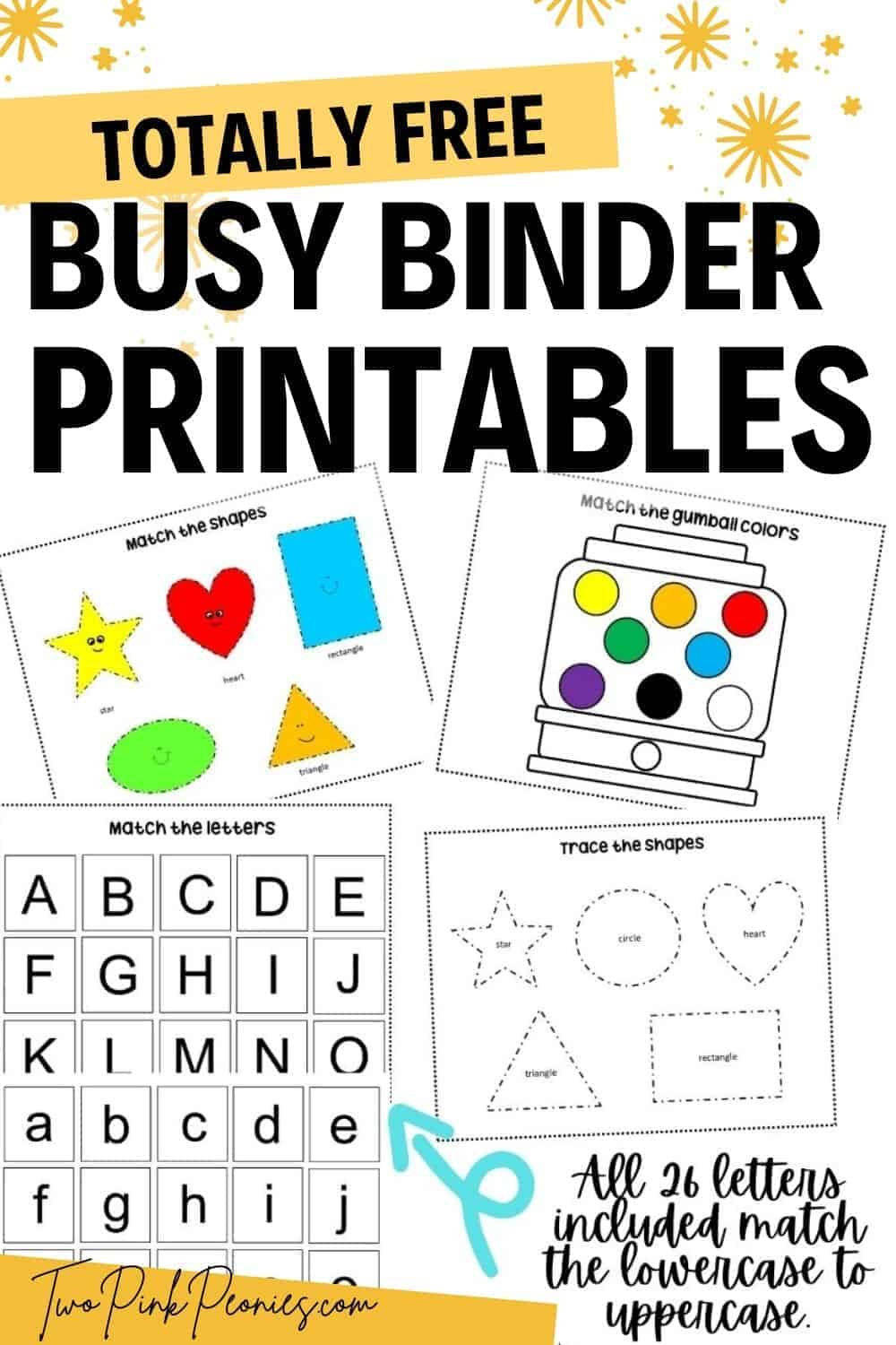Free Busy Binder Printables {Instant Download} within Free Busy Book Printables