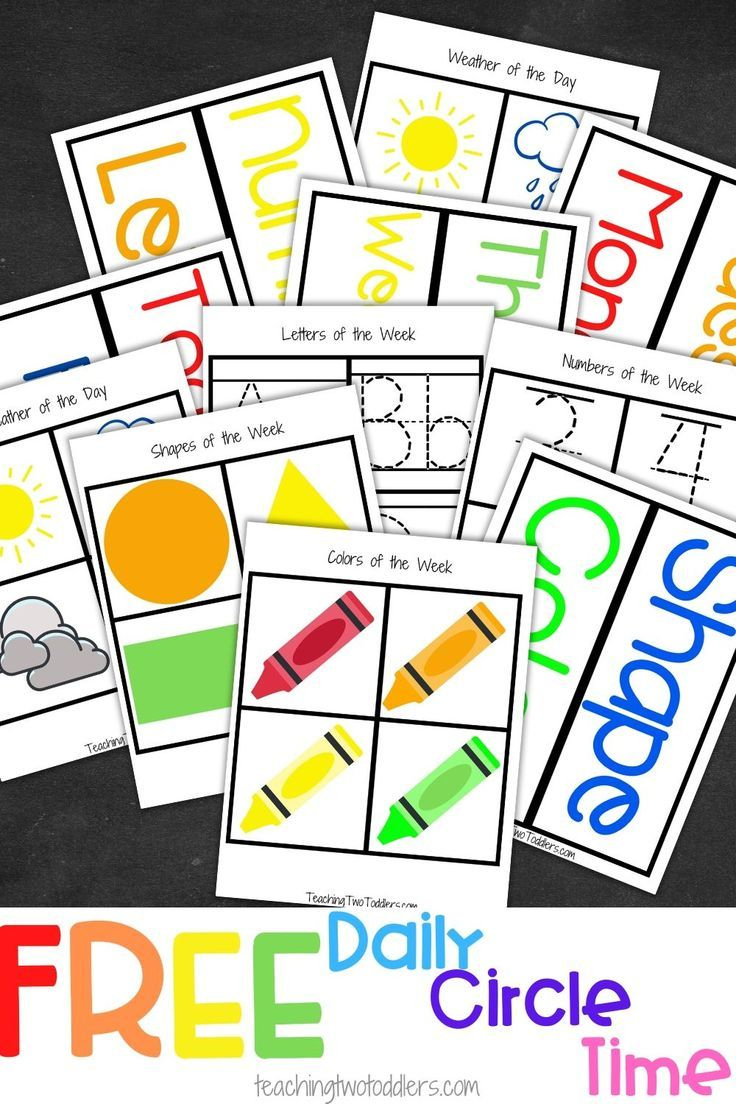 Free Circle Time For Preschool inside Circle Time Board Free Printables