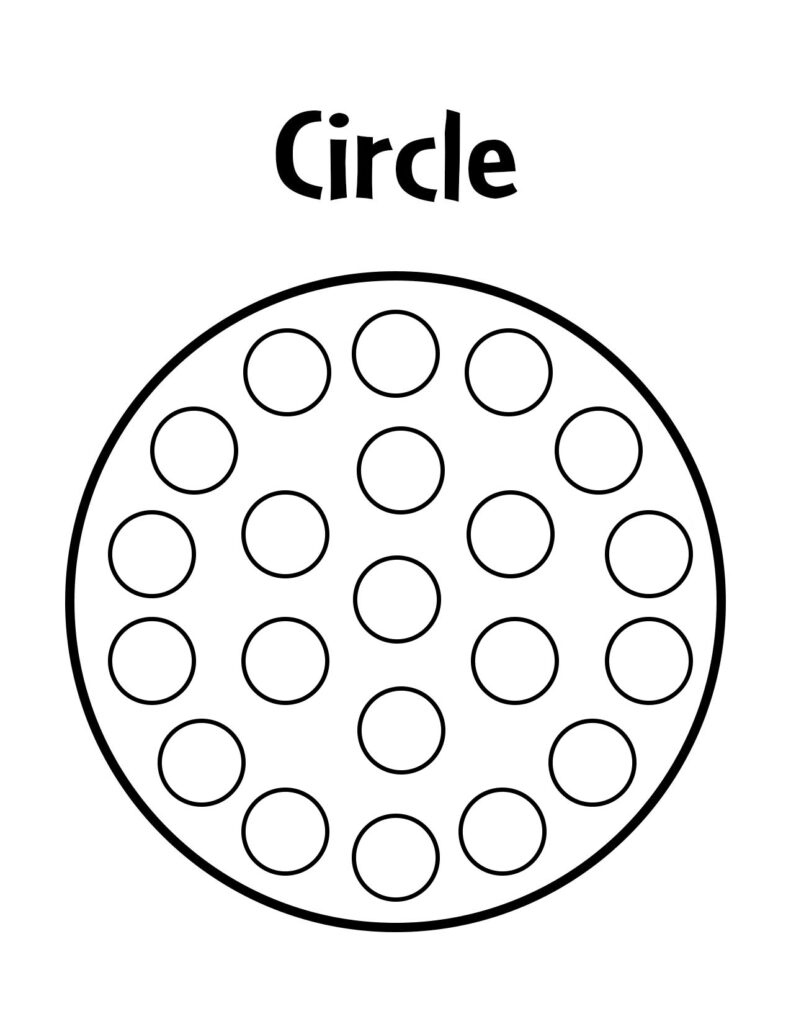 Free Circle Worksheets For Preschool! ⋆ The Hollydog Blog in Free Printable Circle Worksheet Preschool