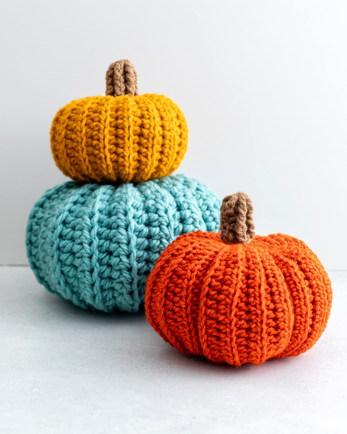 Free Crochet Pumpkin Pattern: 3 Sizes + Any Yarn - Sarah Maker pertaining to Free Printable Crochet Pumpkin Pattern