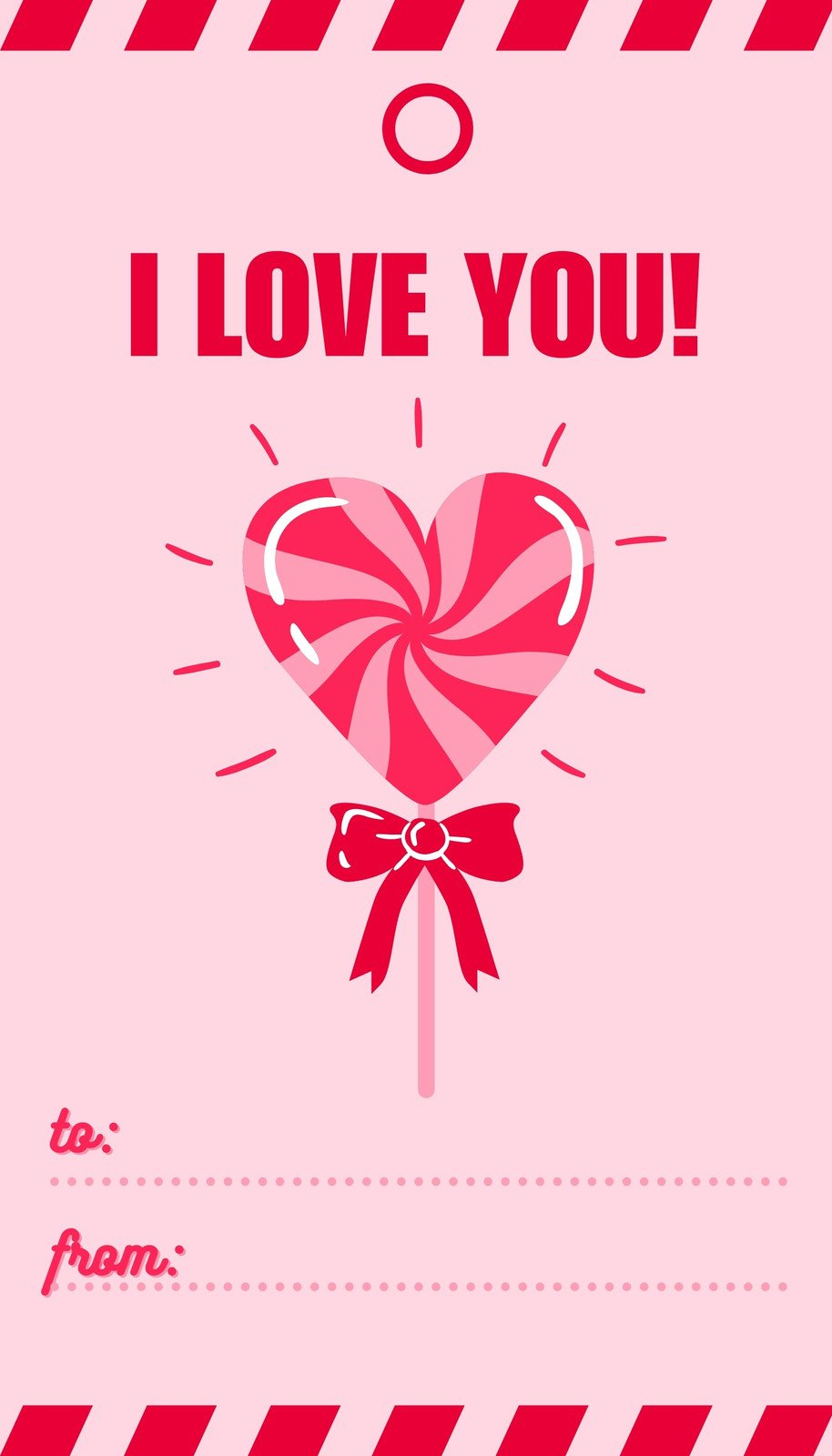 Free Custom Printable Valentines Day Tag Templates | Canva for Free Valentine Gift Tags Printable