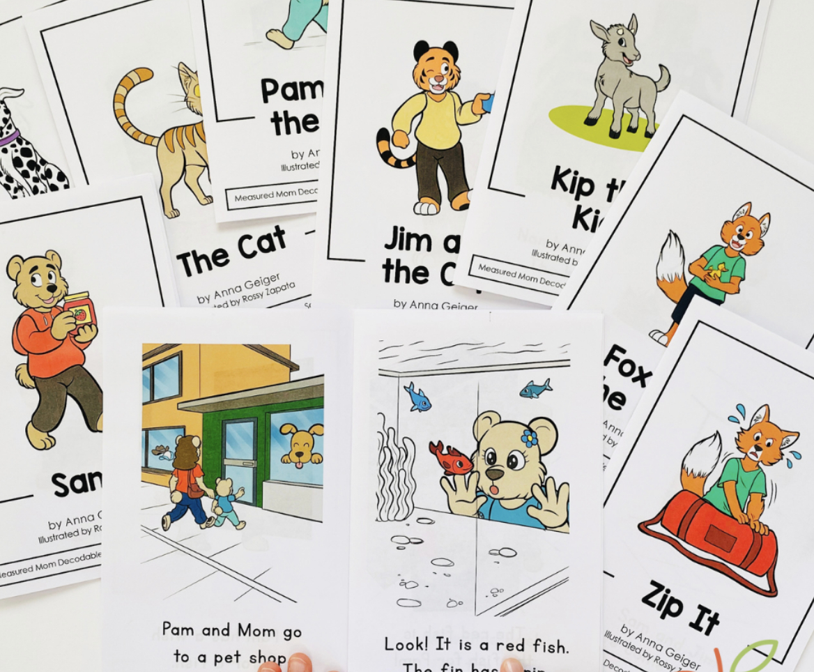 Free Decodable Books - The Measured Mom in Printable Decodable Readers Free