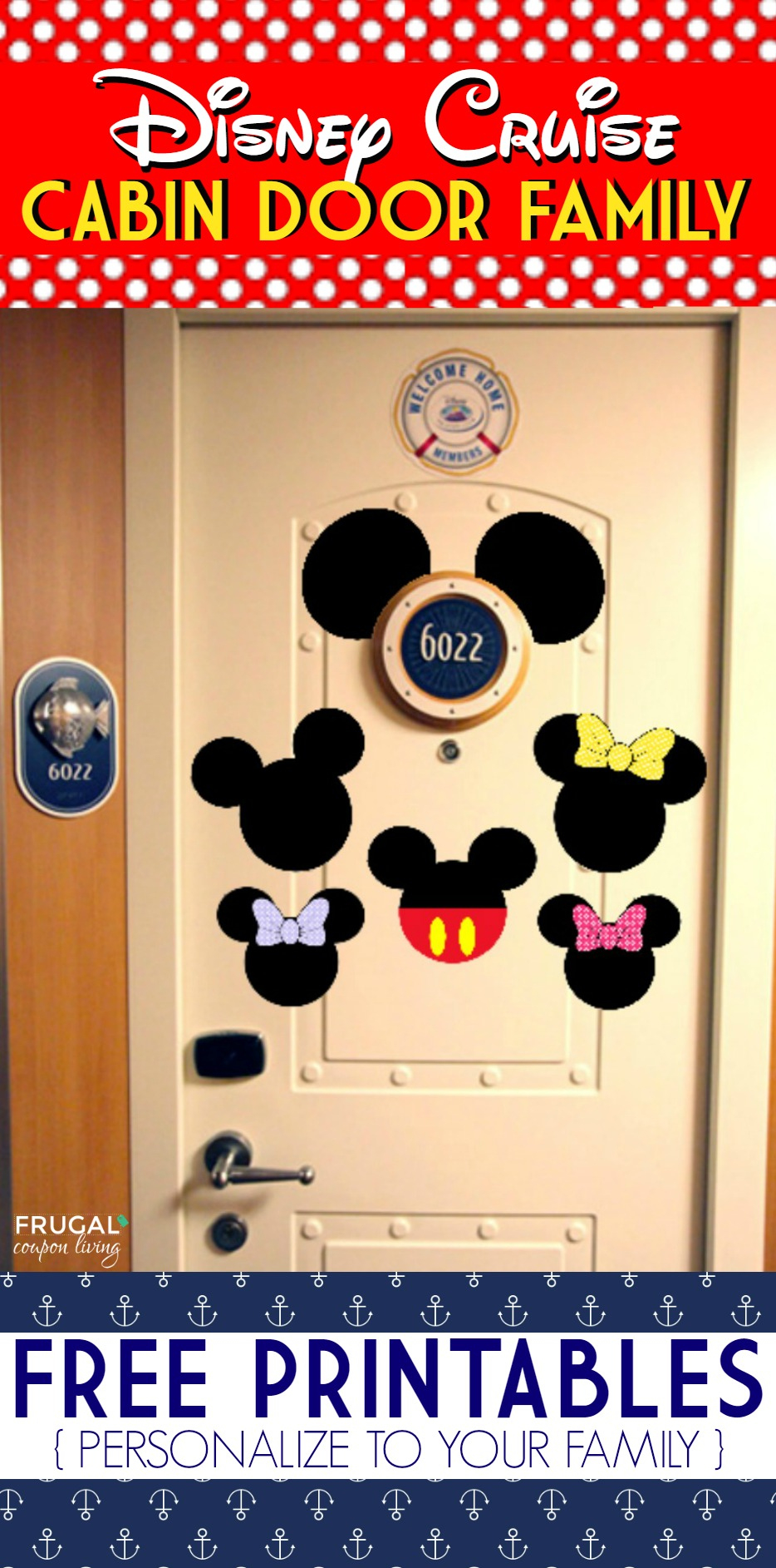 Free Disney Cruise Door Printables in Template Free Disney Cruise Door Printables
