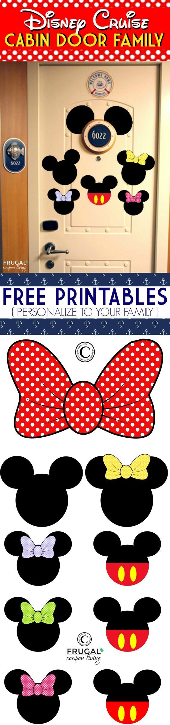 Free Disney Cruise Door Printables intended for Disney Cruise Magnets Printable Free