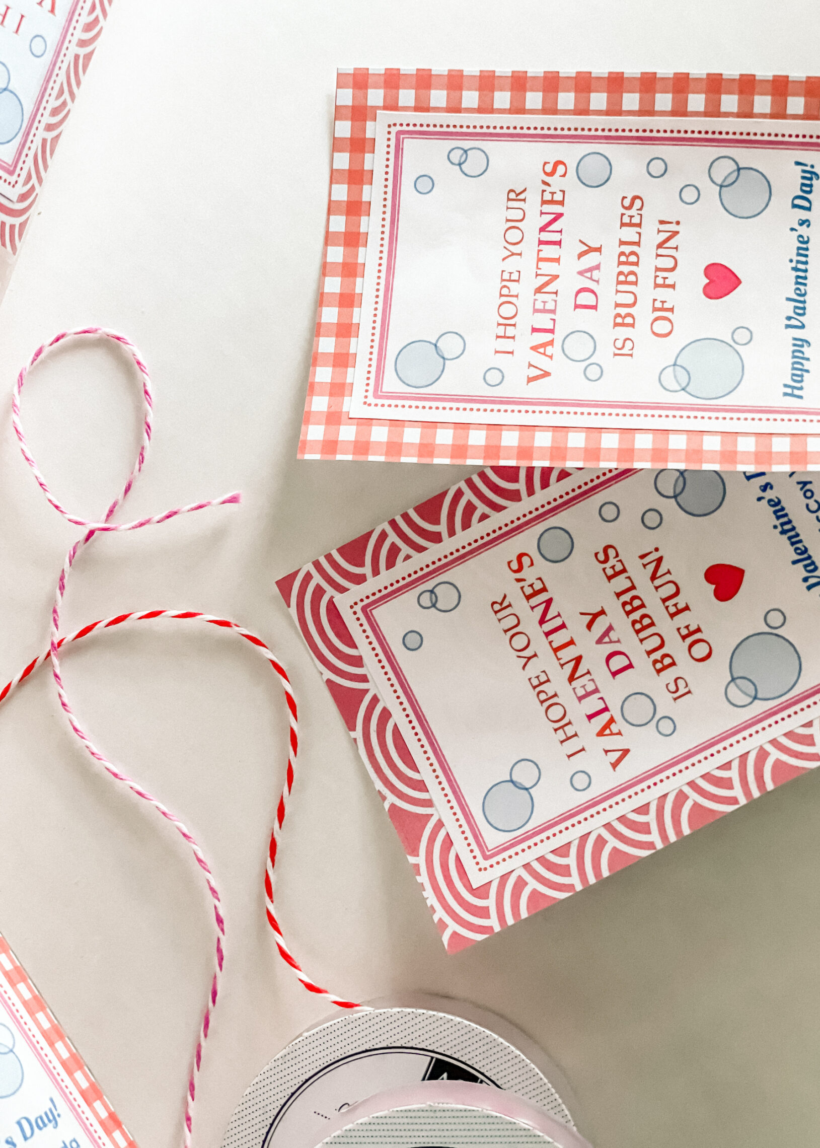 Free Diy Valentine Bubbles Printout - Peachfully Chic in Bubble Valentine Printable Free