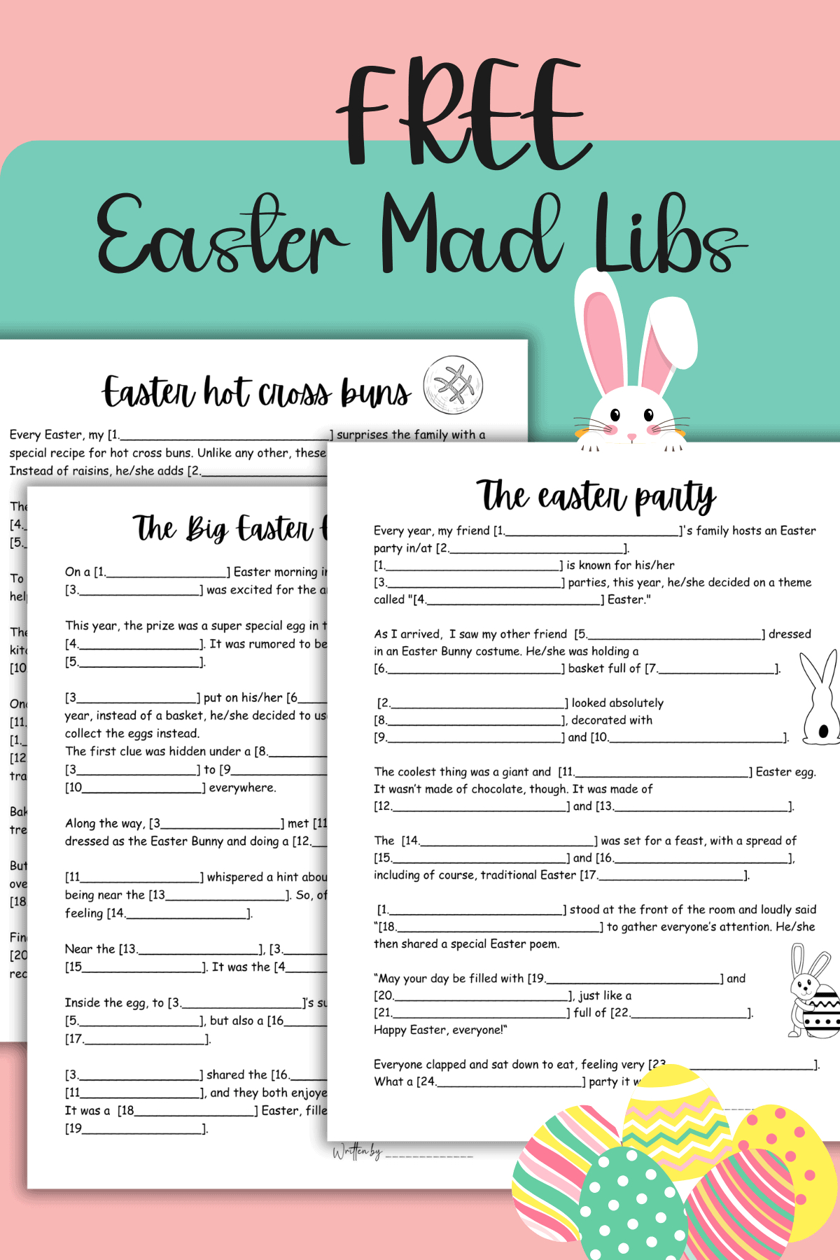 Free Easter Mad Libs - Love &amp;amp; Laugh Games throughout Easter Mad Libs Printable