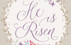 Free Easter Printable From Www.teepeegirl! "He Is Risen" throughout He Is Risen Printable