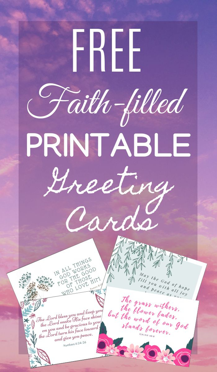 Free Faith-Filled Printable Greeting Cards with regard to Free Christian Printable Cards