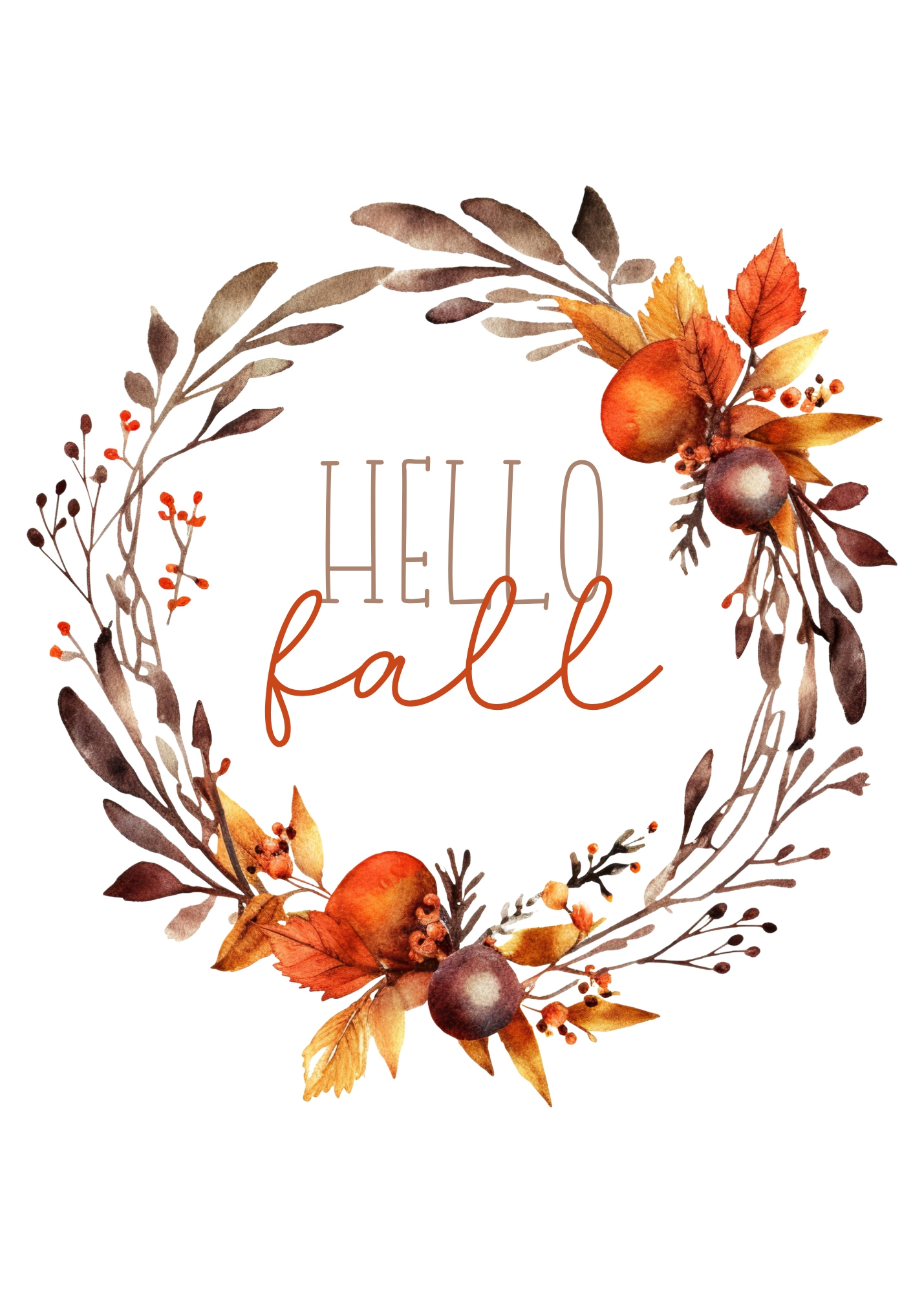 Free Fall Printable Wall Art - Wake Early Crafts inside Printable Fall Wall Art