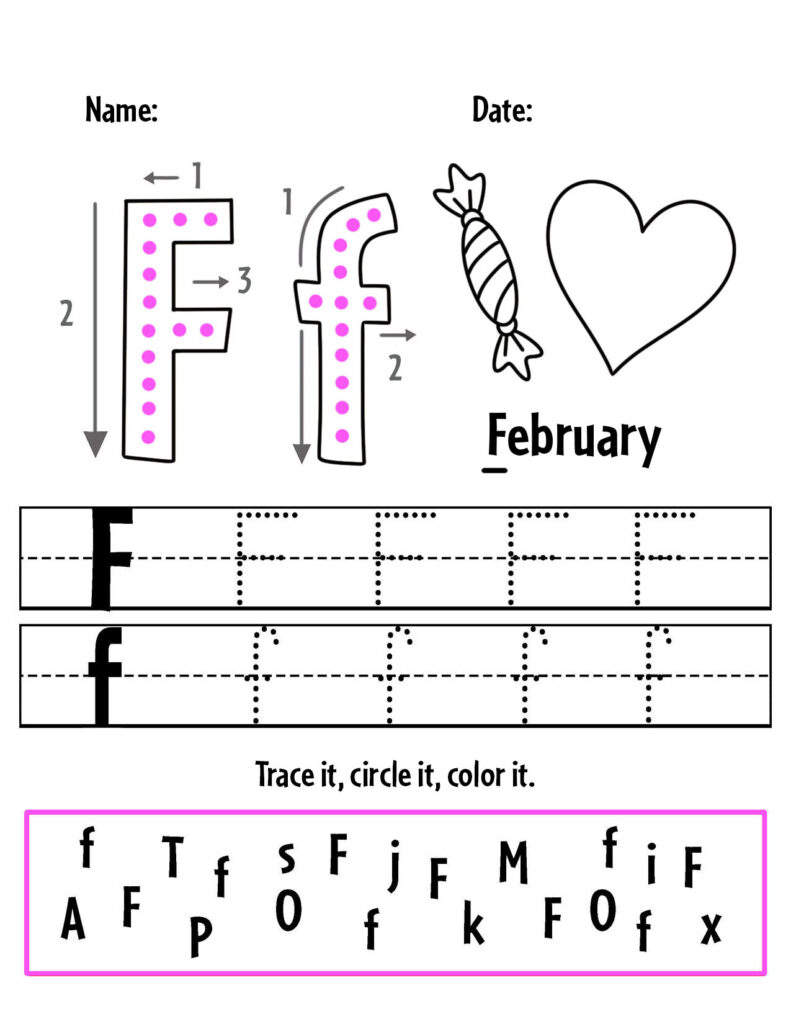 Free February Worksheets For Preschool! ⋆ The Hollydog Blog intended for Free Printable February Worksheets