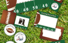Free Football Birthday Party Printables | Catch My Party inside Free Football Party Printables