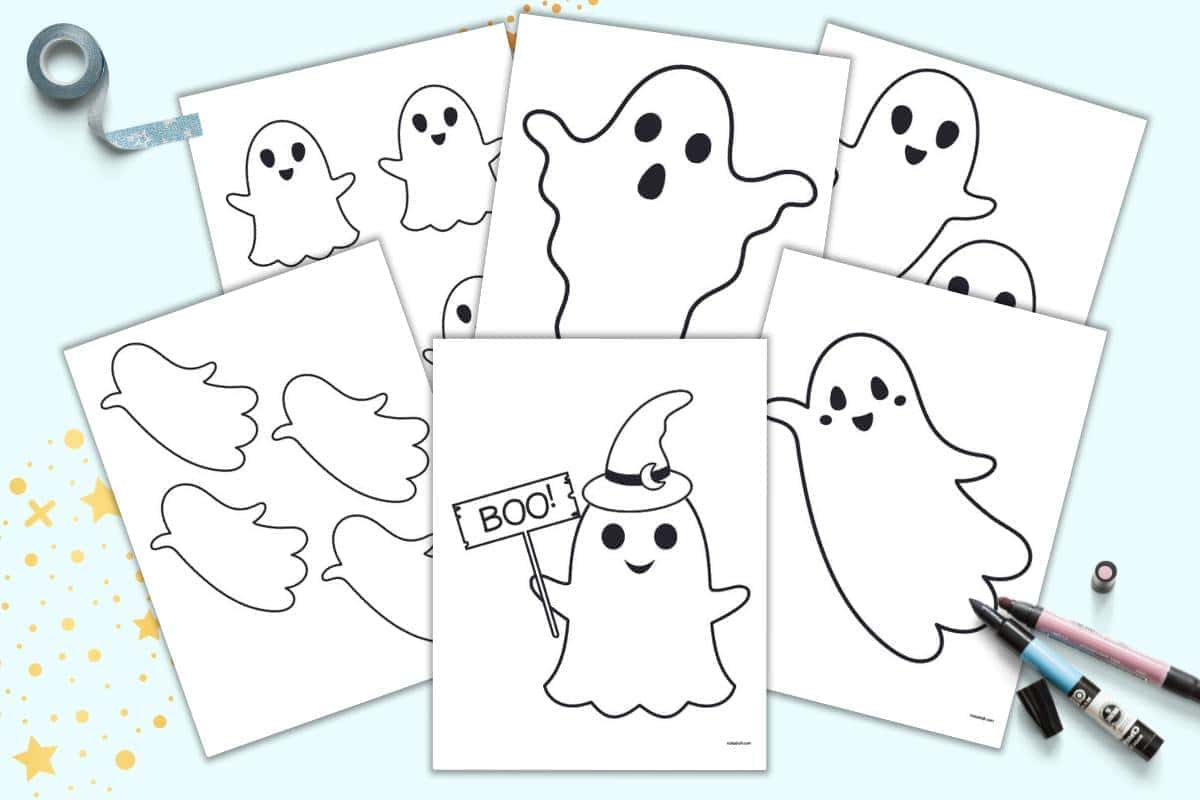 Free Halloween Ghost Printable Templates - The Artisan Life with Ghost Template Free Printable