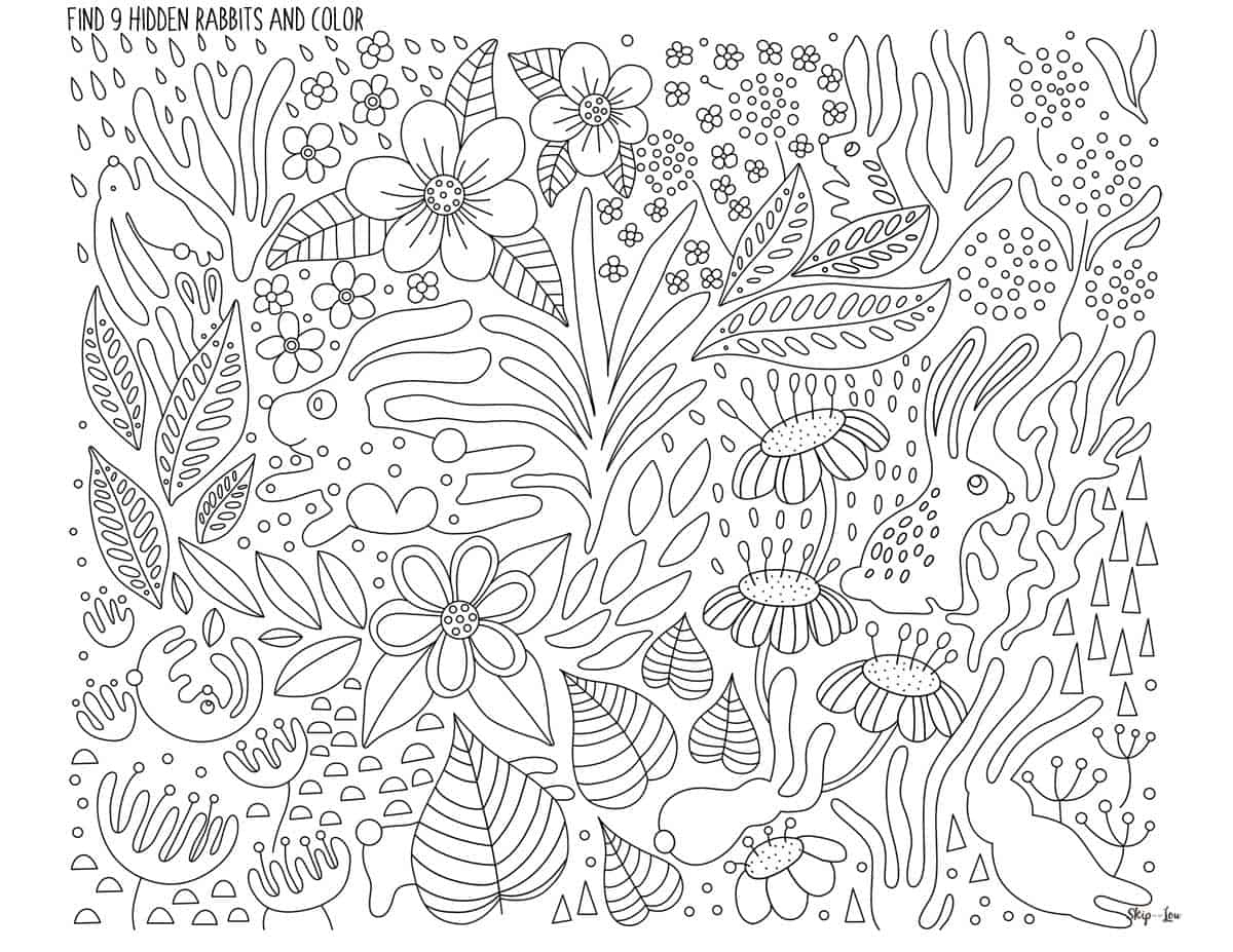 Free Hidden Picture Printables To Color | Skip To My Lou for Printable Easter Hidden Pictures
