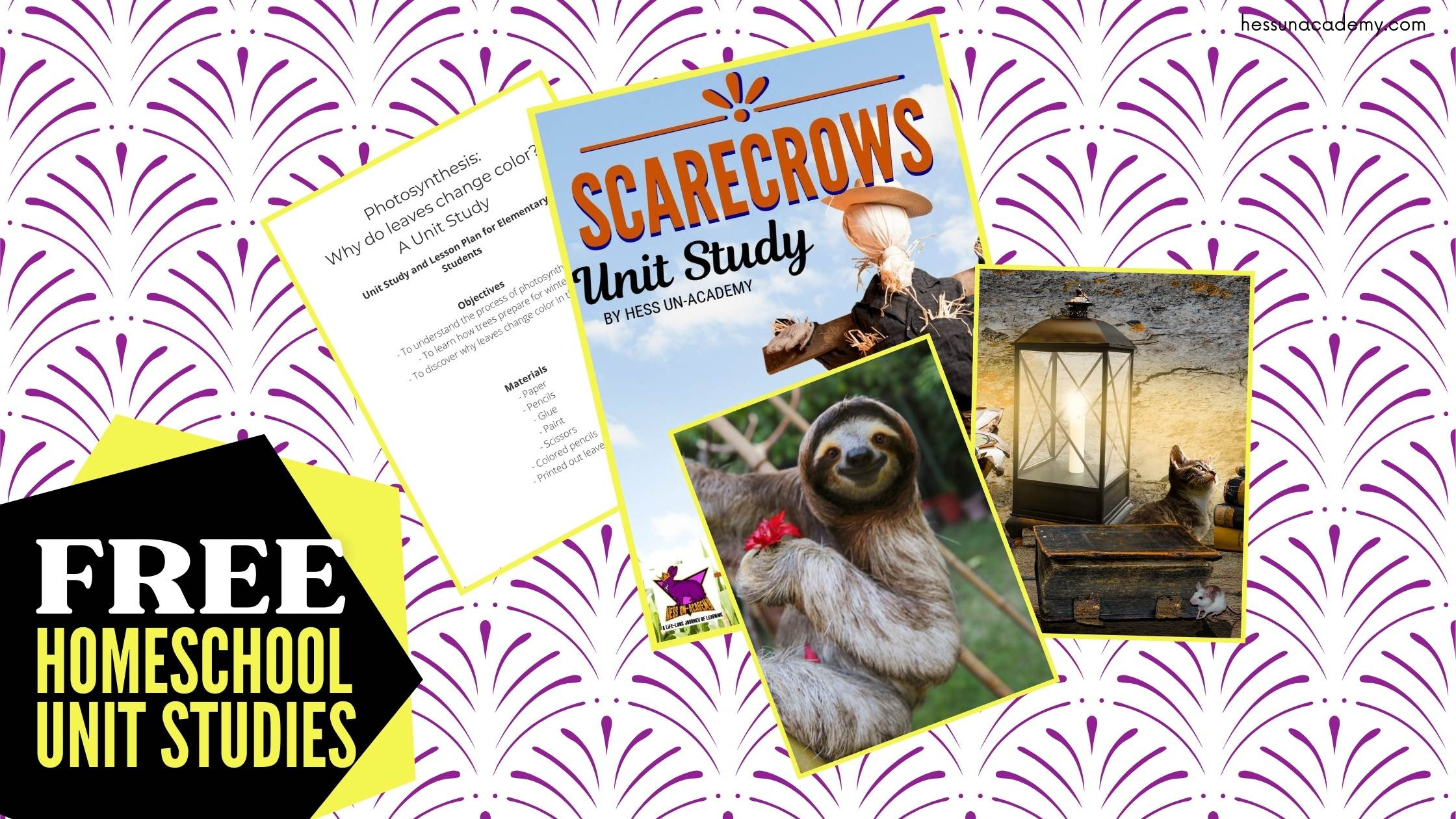 Free Homeschool Unit Studies - Hess Unacademy with regard to Free Printable Unit Studies Homeschool