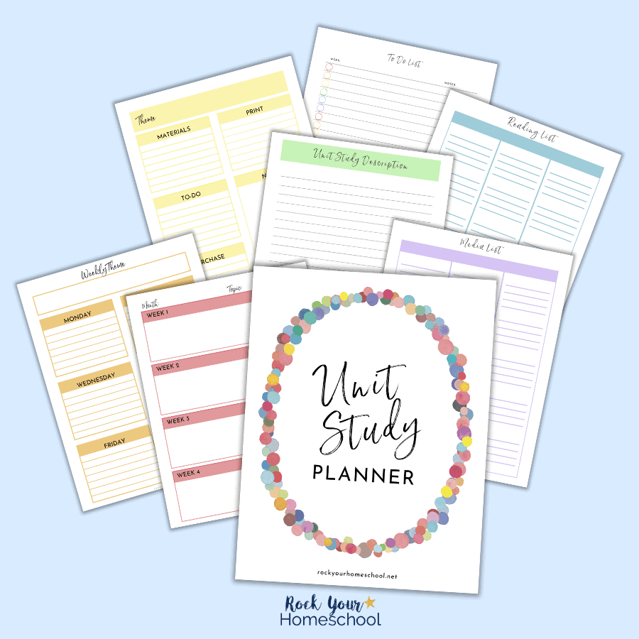 Free Homeschool Unit Study Planner - Rock Your Homeschool within Free Printable Unit Studies Homeschool