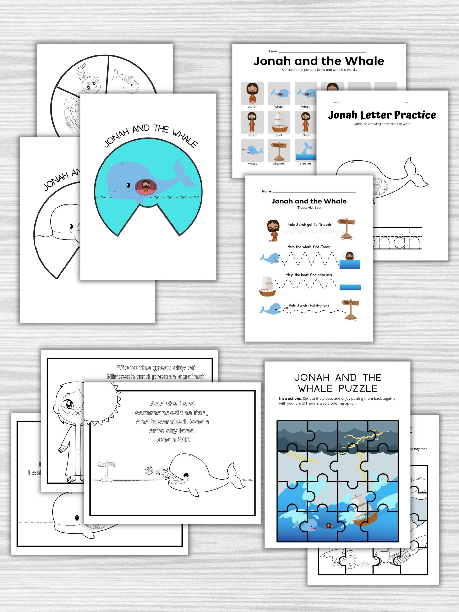 Free Jonah And The Whale Printables | Healing Home with regard to Free Printable Jonah and the Whale Craft Template