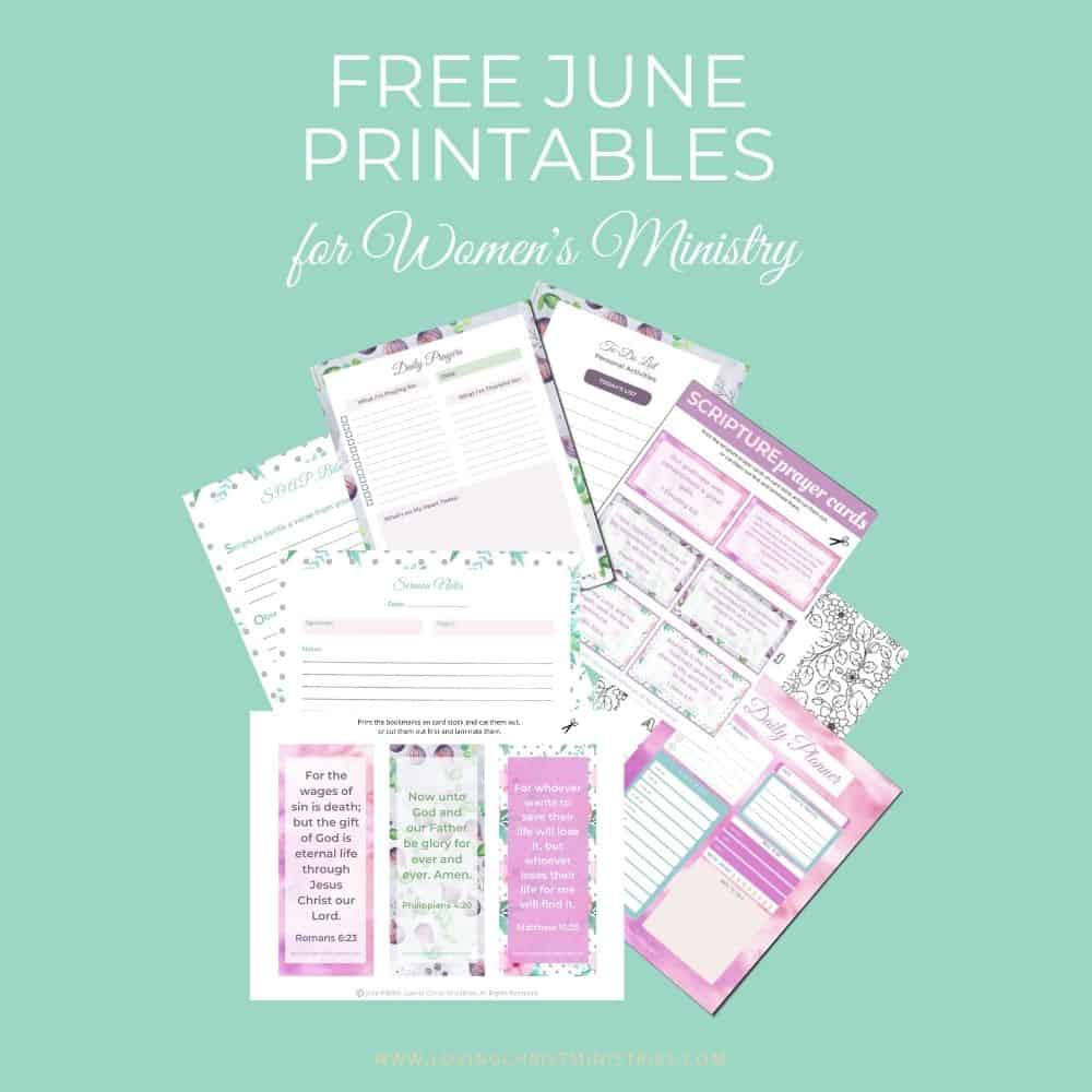 Free June Printables For Women&amp;#039;S Ministry - Loving Christ Ministries regarding Free Printables For Women&amp;amp;#039;s Ministry
