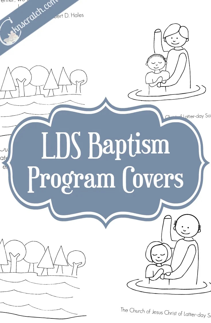 Free Lds Baptism Covers — Chicken Scratch N Sniff with Free Lds Baptism Printables