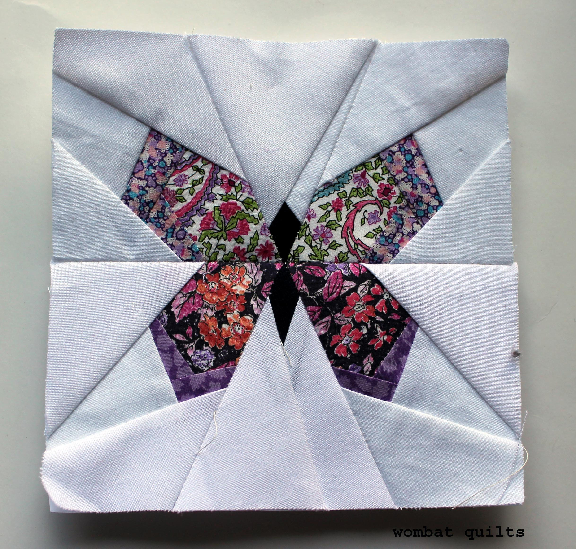 Free Paper Piecing Patterns | Wombat Quilts for Free Printable Paper Piecing Patterns
