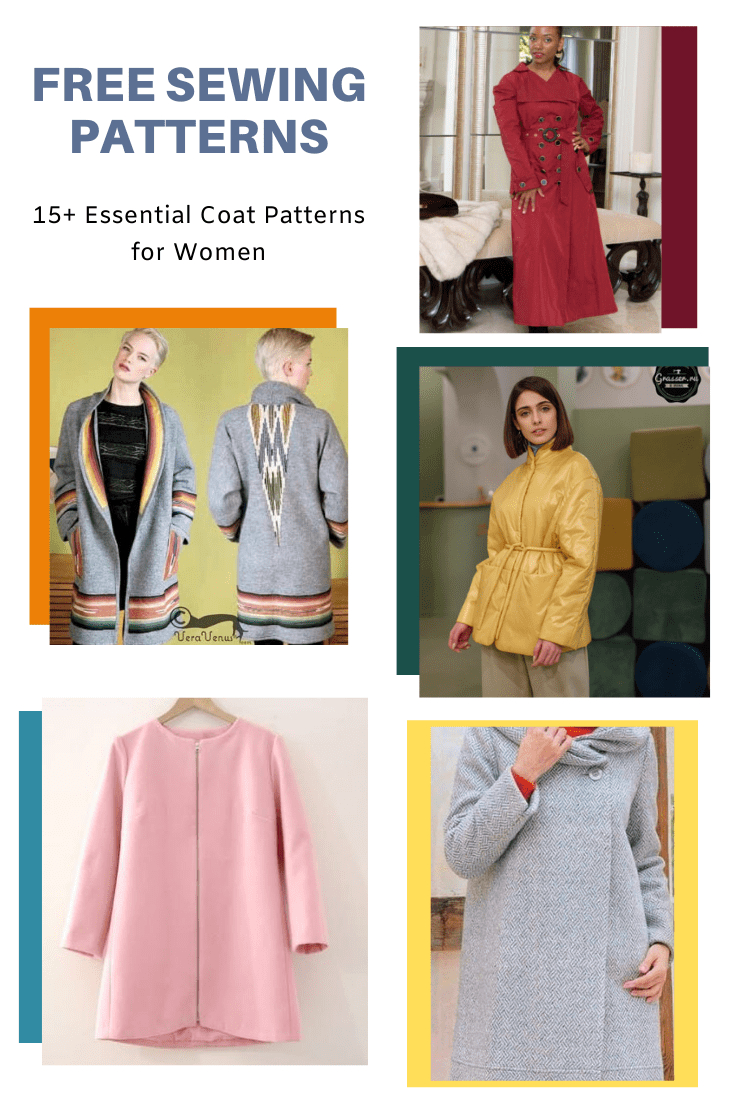 Free Pattern Alert: 15+ Essential Coat Patterns For Women - On The in Printable Jacket Sewing Patterns Free