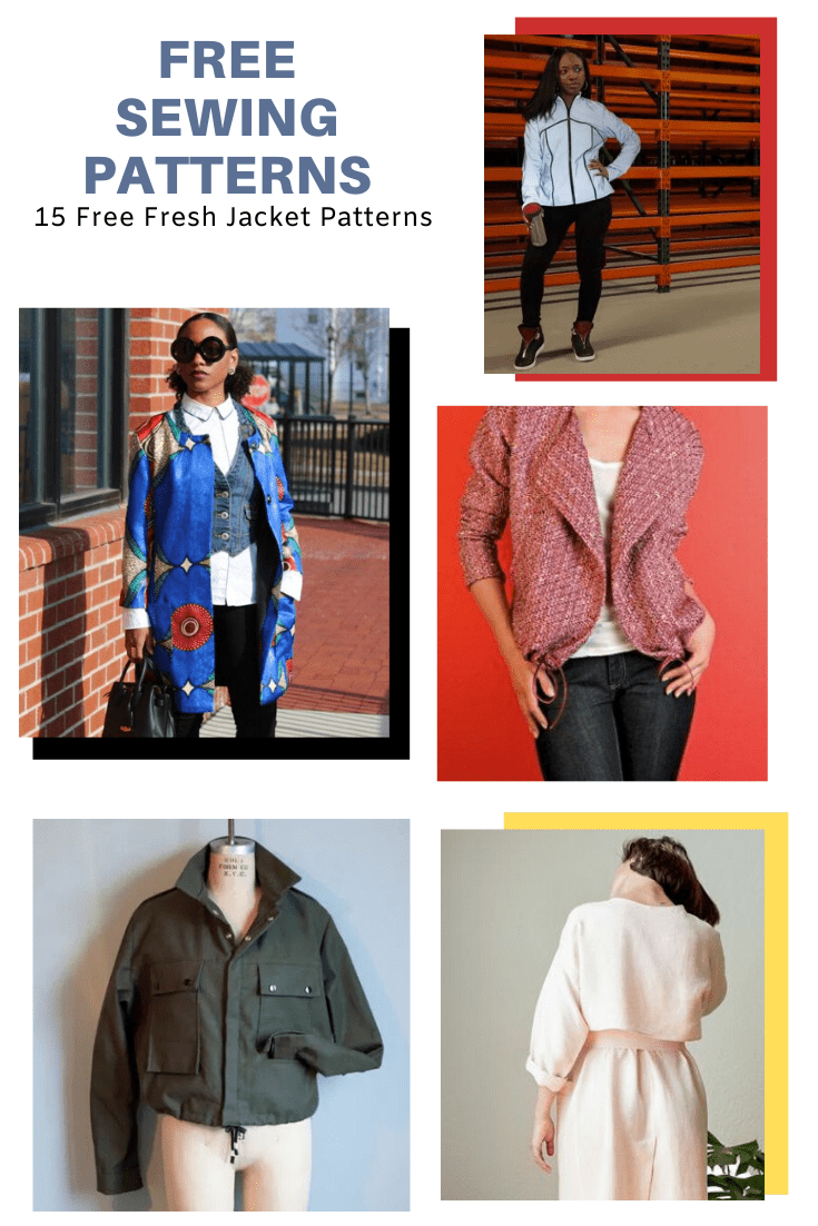 Free Pattern Alert: 15 Free Fresh Jacket Patterns - On The Cutting intended for Printable Jacket Sewing Patterns Free
