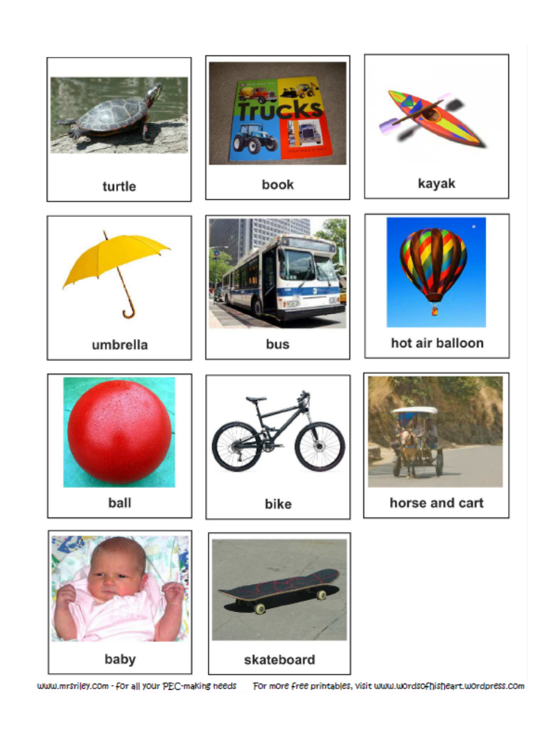 Free Pecs (Picture Cards) | Wordsofhisheart with Pecs Pictures Free Printable