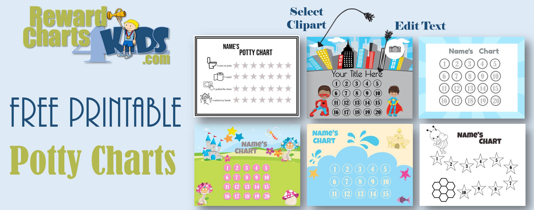 Free Potty Training Chart | Customize Online &amp;amp; Print At Home throughout Potty Train Chart Free Printable