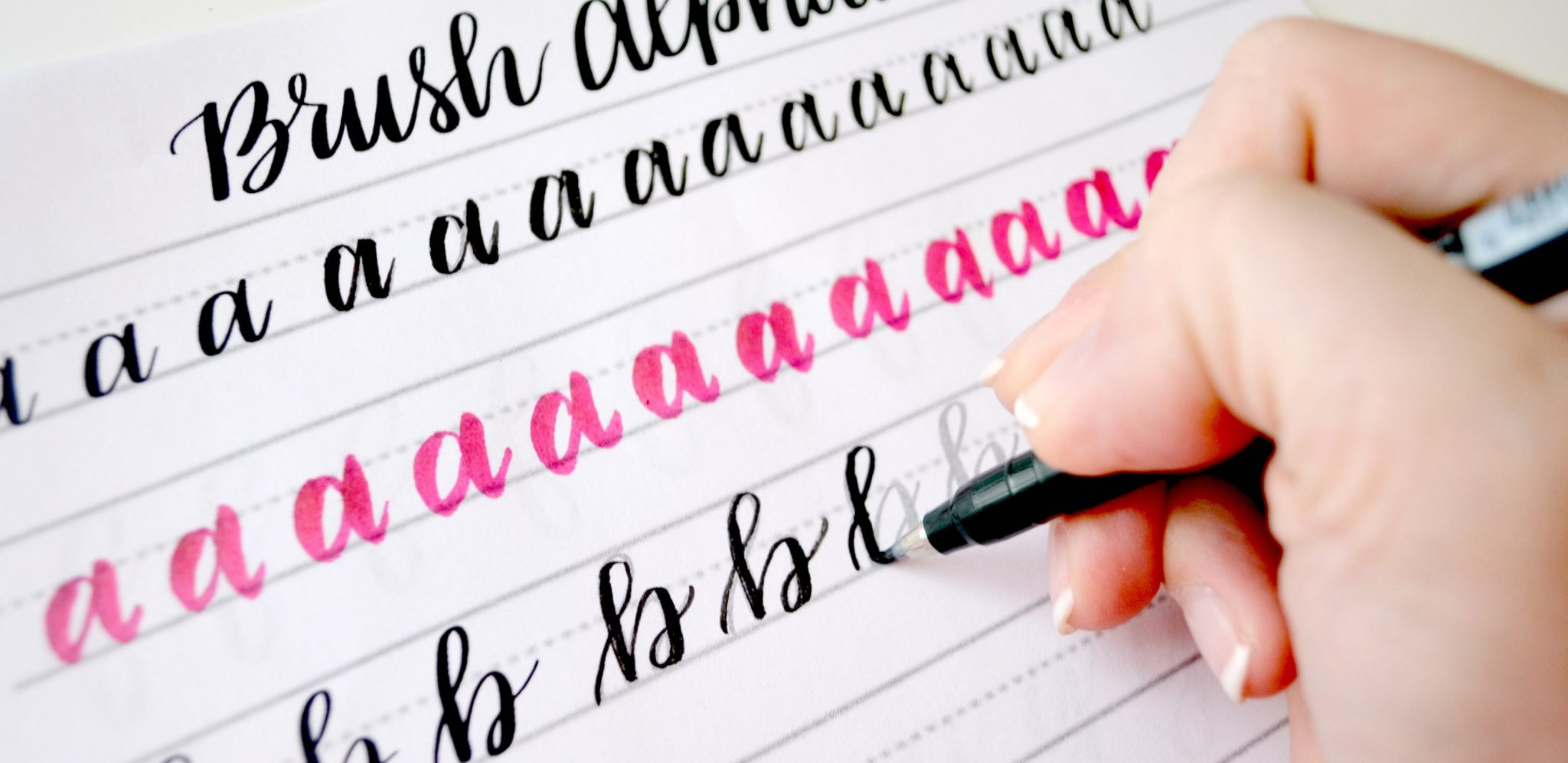 Free Practice Pages - Amy Latta Creations within Brush Lettering Practice Sheets Printable Free