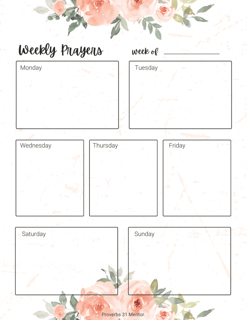 Free Prayer Journal Template And War Room Binder Printable regarding Free Printable War Room Prayer Journal