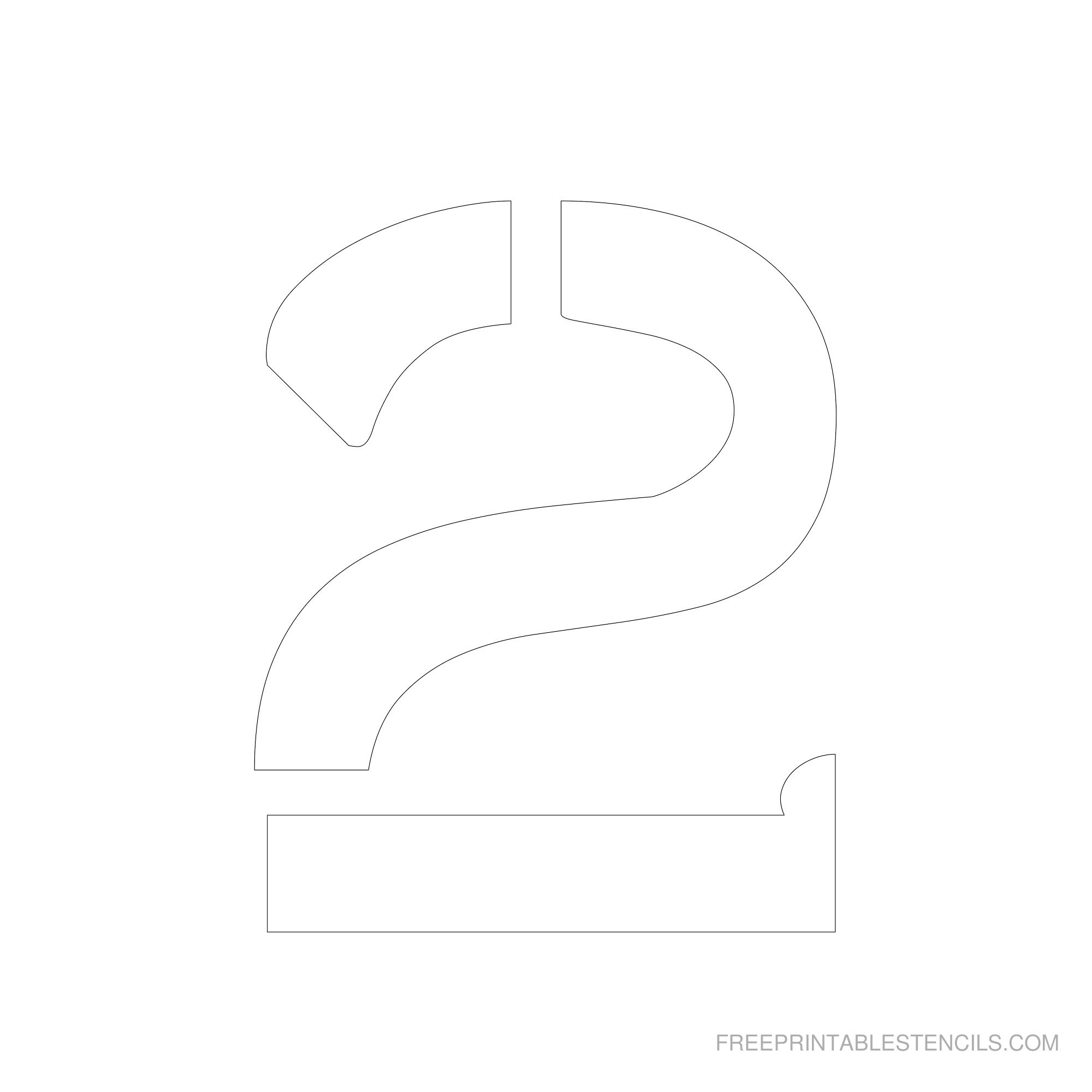 Free Printable 6 Inch Number Stencils 1-10 - Worksheets Library in 6 Inch Number Stencils Printable