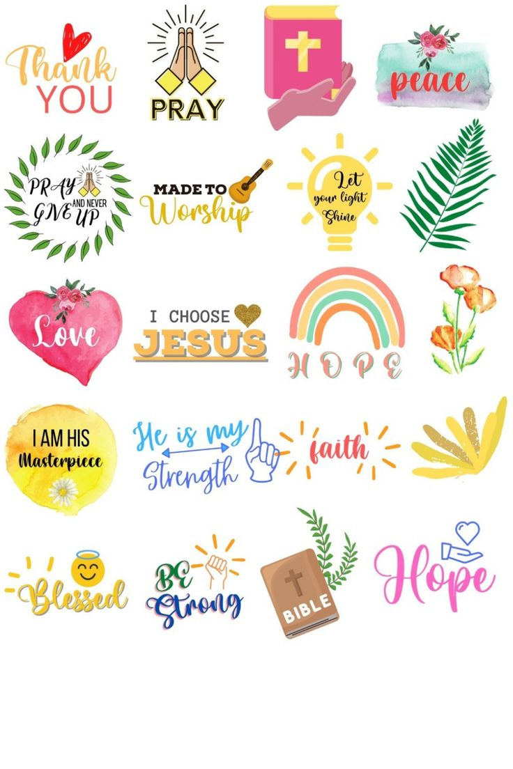 Free Printable Bible Journaling Stickers For Summer regarding Free Printable Bible Journaling Stickers