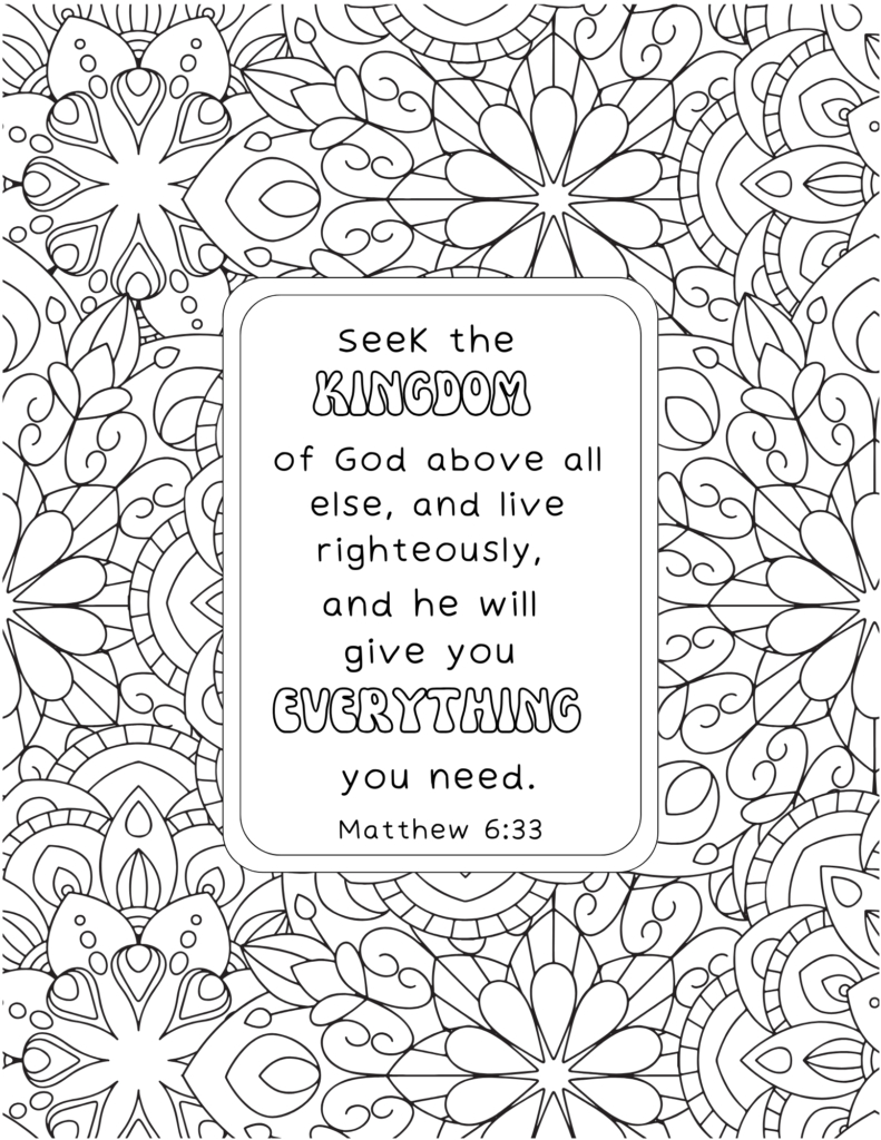 Free Printable Bible Verse Coloring Pages - Out Upon The Waters intended for Free Printable Bible Studies For Senior Adults