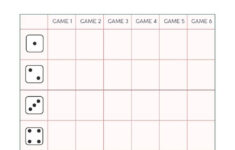 Free Printable Bunco Score Sheets + Table Tally Sheet [Pdf within Free Printable Bunco Table Tally Sheets
