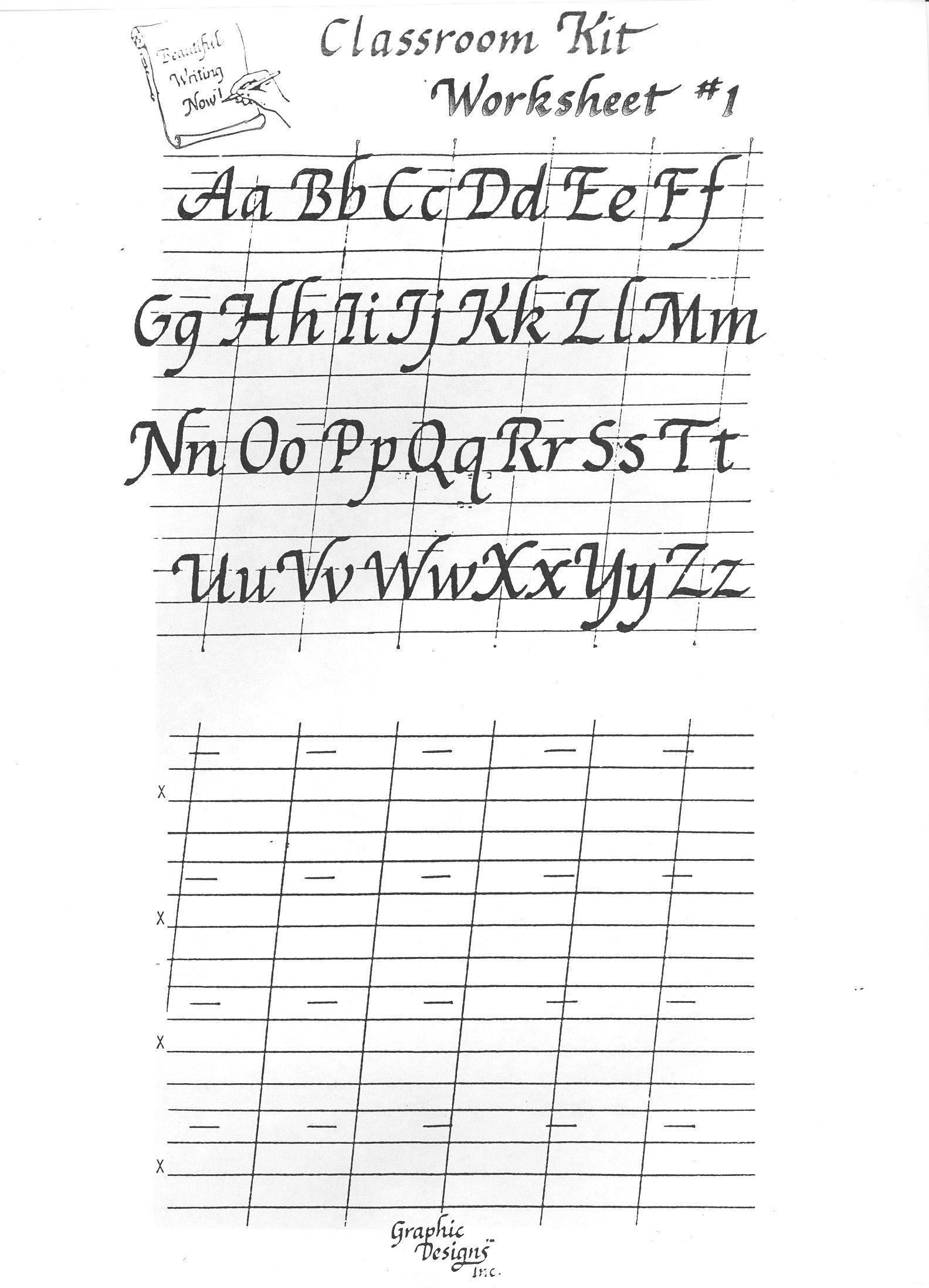 Free Printable Calligraphy Alphabet Practice Sheets | Hand intended for Free Printable Calligraphy Sheets