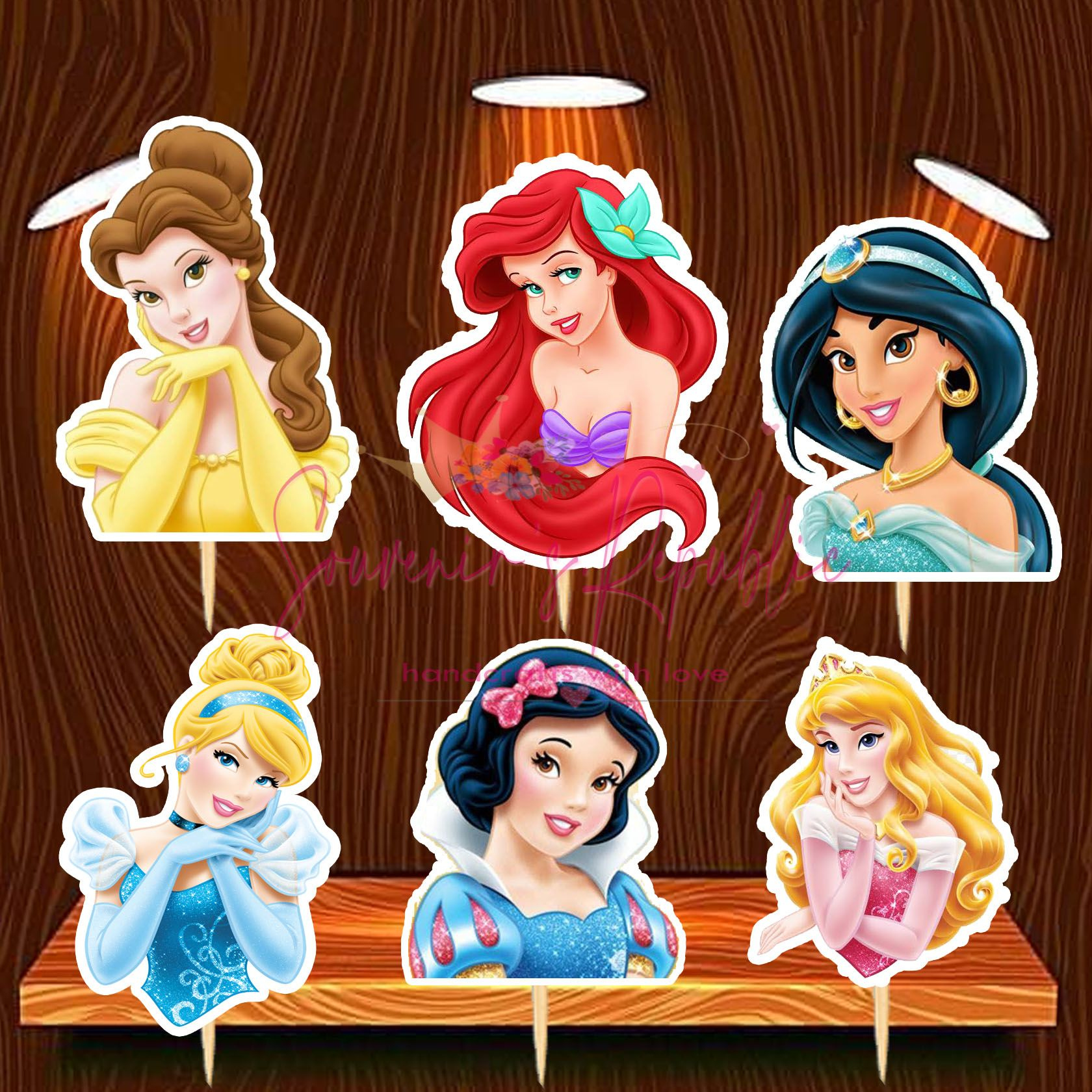 Free Printable Disney Princess Cake Toppers - Peter Brown pertaining to Half Body Disney Princess Cupcake Toppers Free Printable