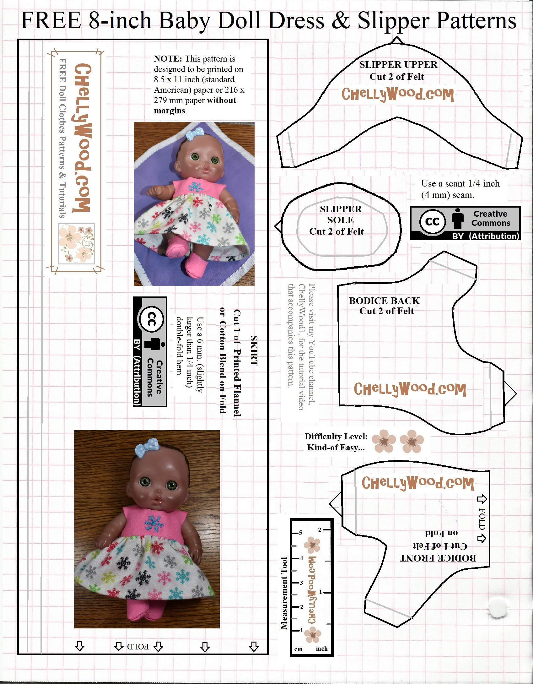 Free Printable #Doll Clothes Pattern: #Felt Booties For 8″ #Baby with regard to Free Doll Patterns Printable