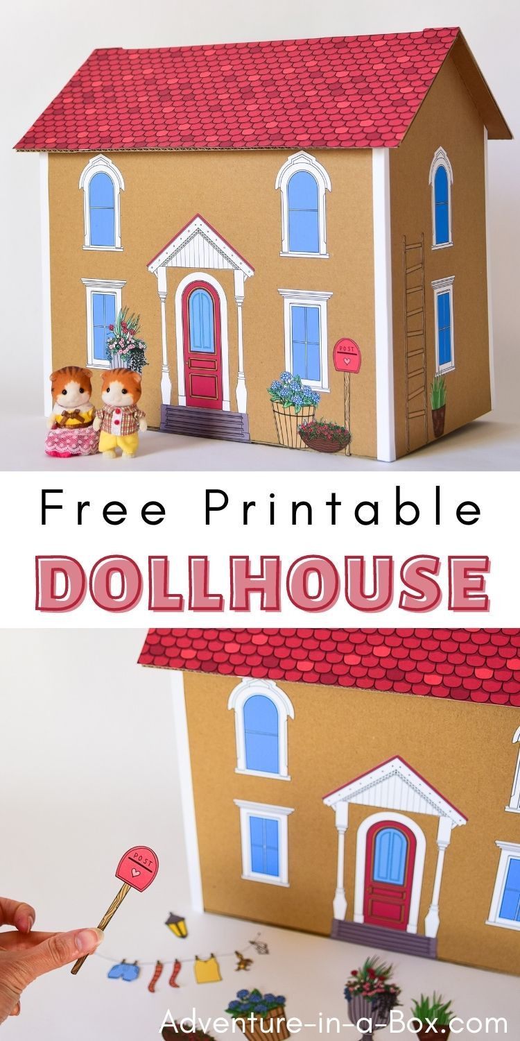 Free Printable Dollhouse Template regarding Free Printable Dollhouse Templates