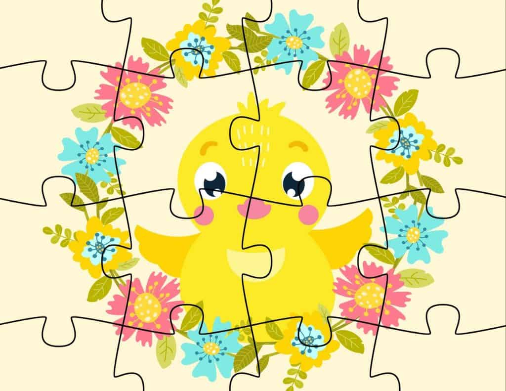 Free Printable Easter Jigsaw Puzzles For Kids - My Printable Home inside Free Printable Easter Puzzle