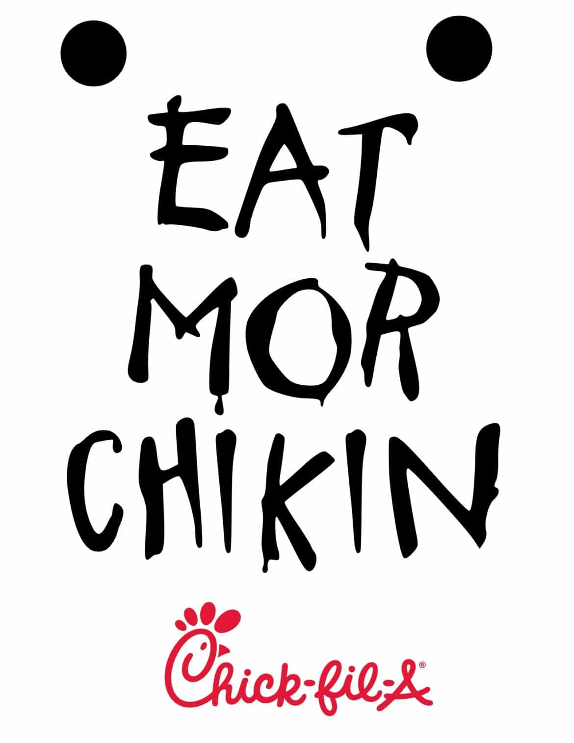 Free Printable Eat More Chikin Printable Sign - Clarks Condensed with regard to Eat More Chicken Printable Sign