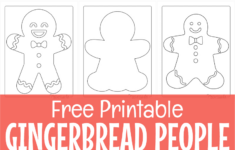 Free Printable Gingerbread Man Templates & Coloring Pages pertaining to Free Printable Disguise a Gingerbread Man Template