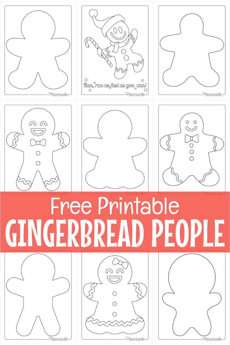 Free Printable Gingerbread Man Templates &amp;amp; Coloring Pages pertaining to Free Printable Disguise a Gingerbread Man Template