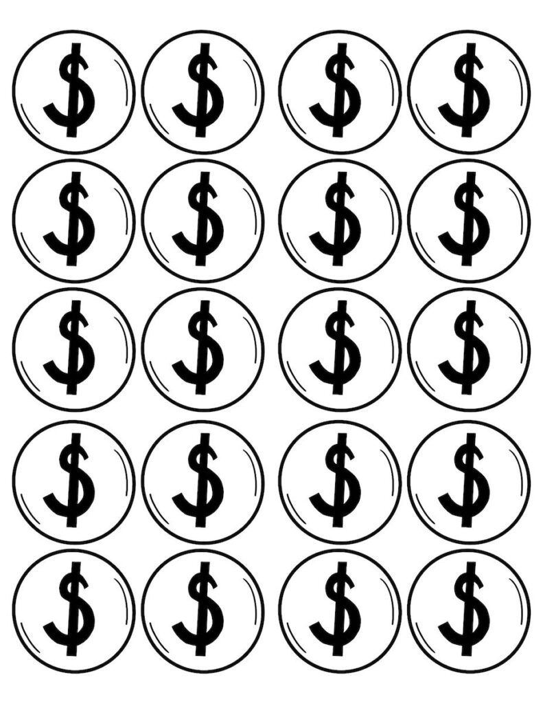 Free Printable Gold Coins For St. Patrick&amp;#039;S Day - Originalmom with Free Printable Gold Coins