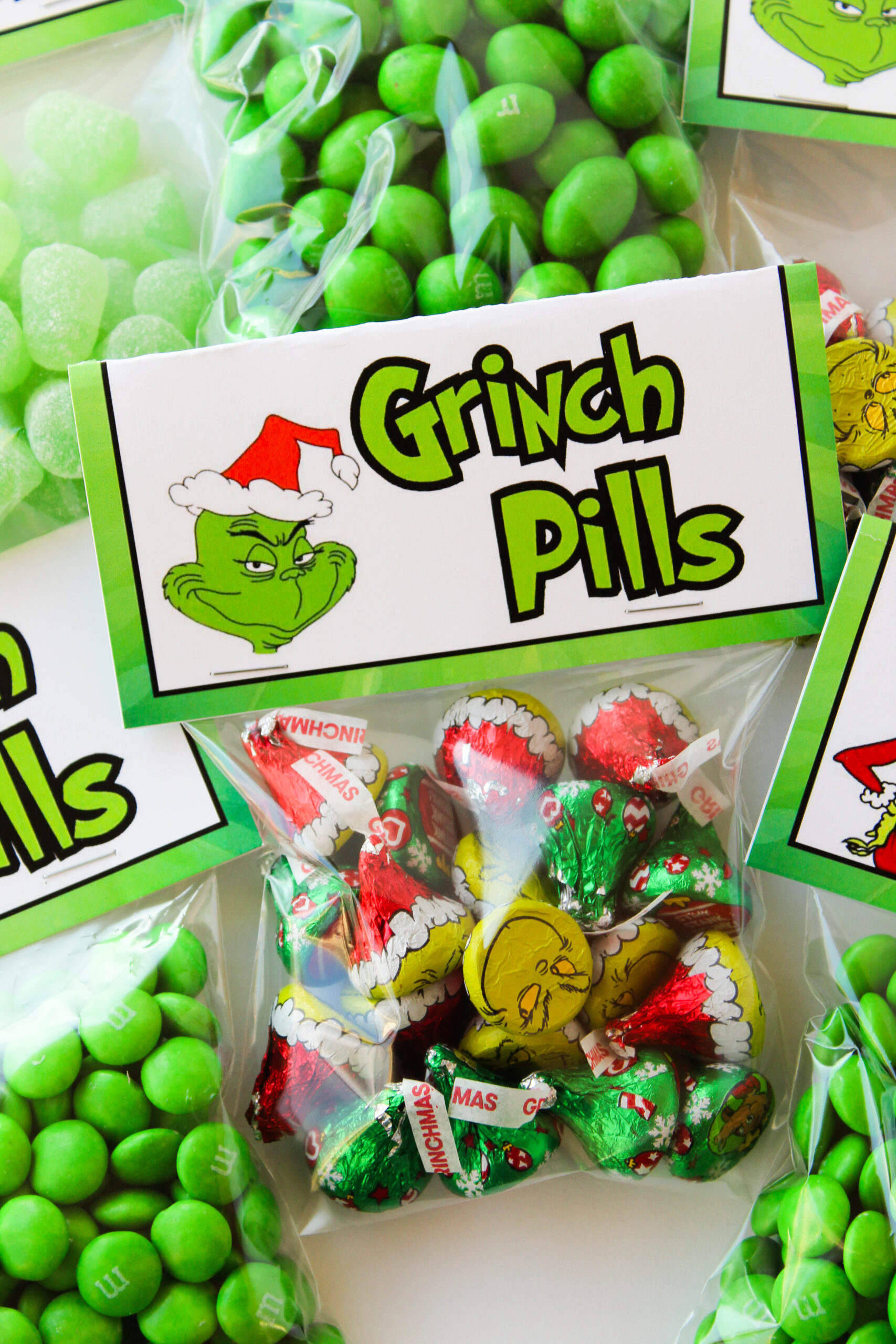 Free Printable Grinch Pills Bag Topper | Baking You Happier intended for Free Grinch Poop Printable Tag